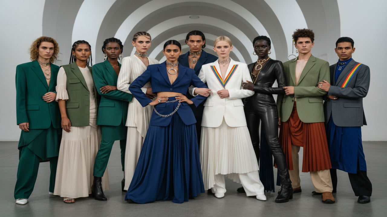 make it more unisex fashion and lgbtq style